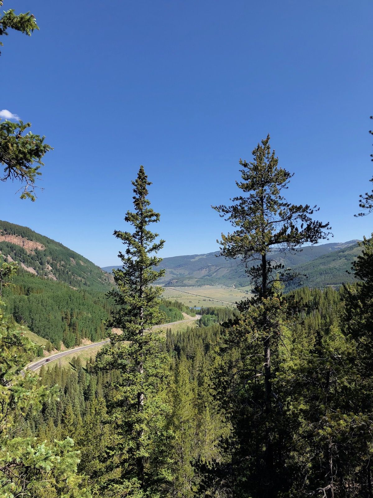 Camp Hale in the distance.