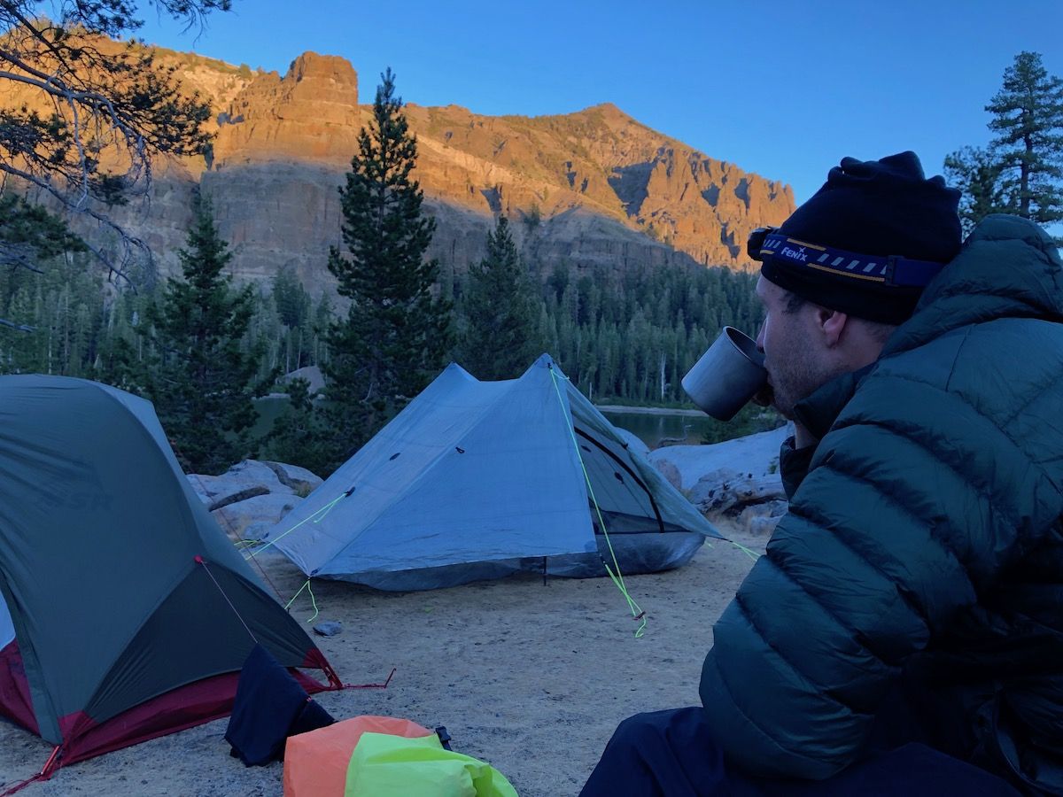 campsite at round lake trt