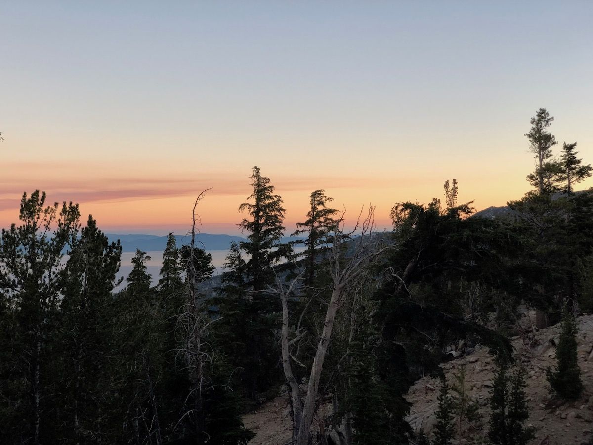 Sunrise at Freel Peak.