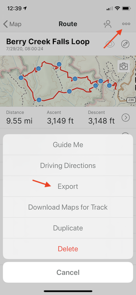 garmin connect export all