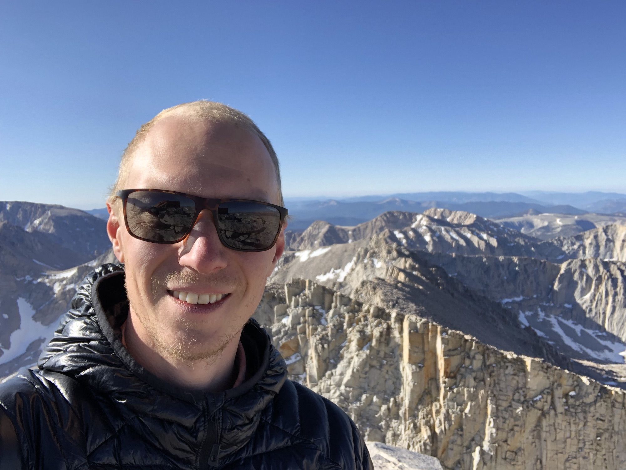 Me at the top of Mt. Whitney.