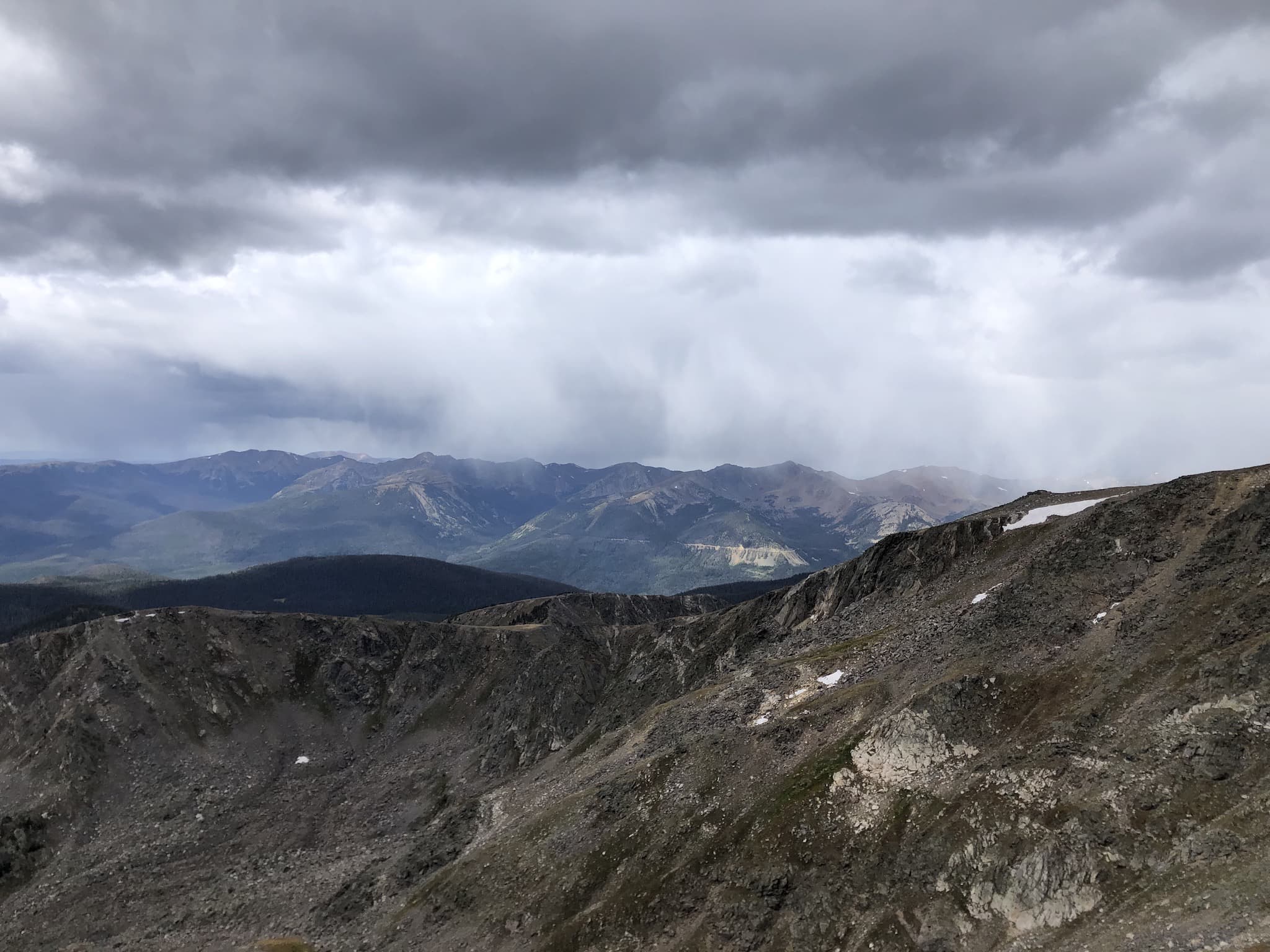 Rain clouds approaching.