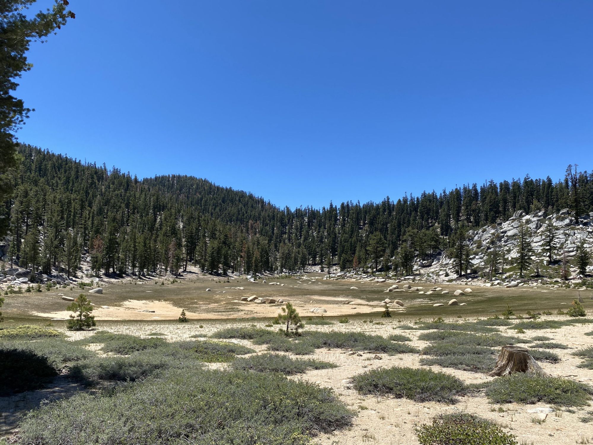 A dry lakebed