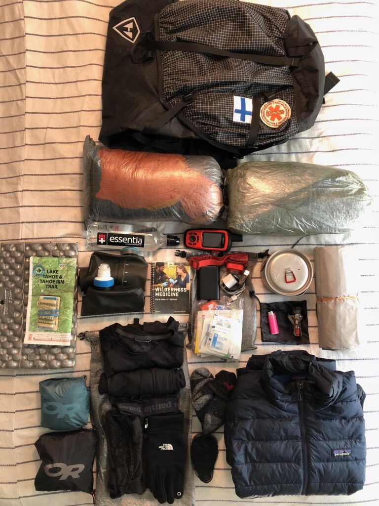 Ultralight backpacking gear for thru-hiking the TRT