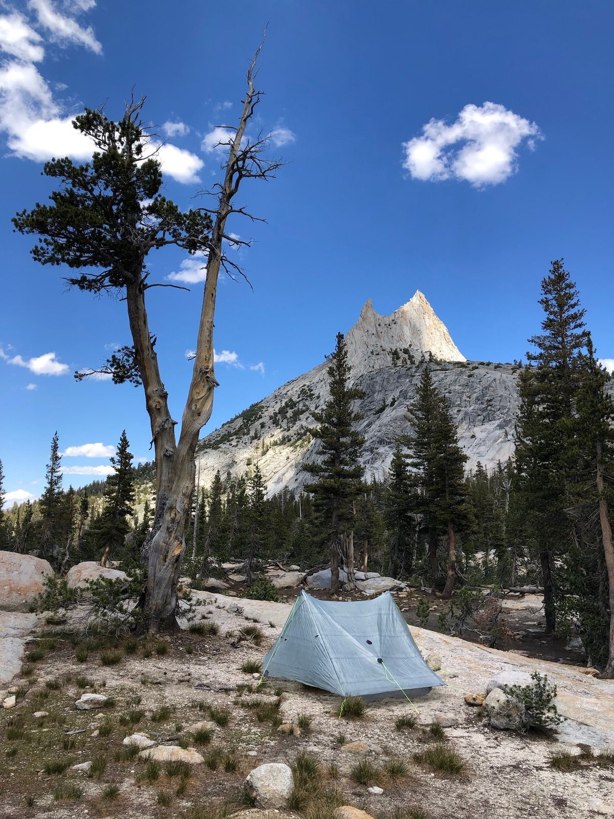 Cathedral lakes outlet camping