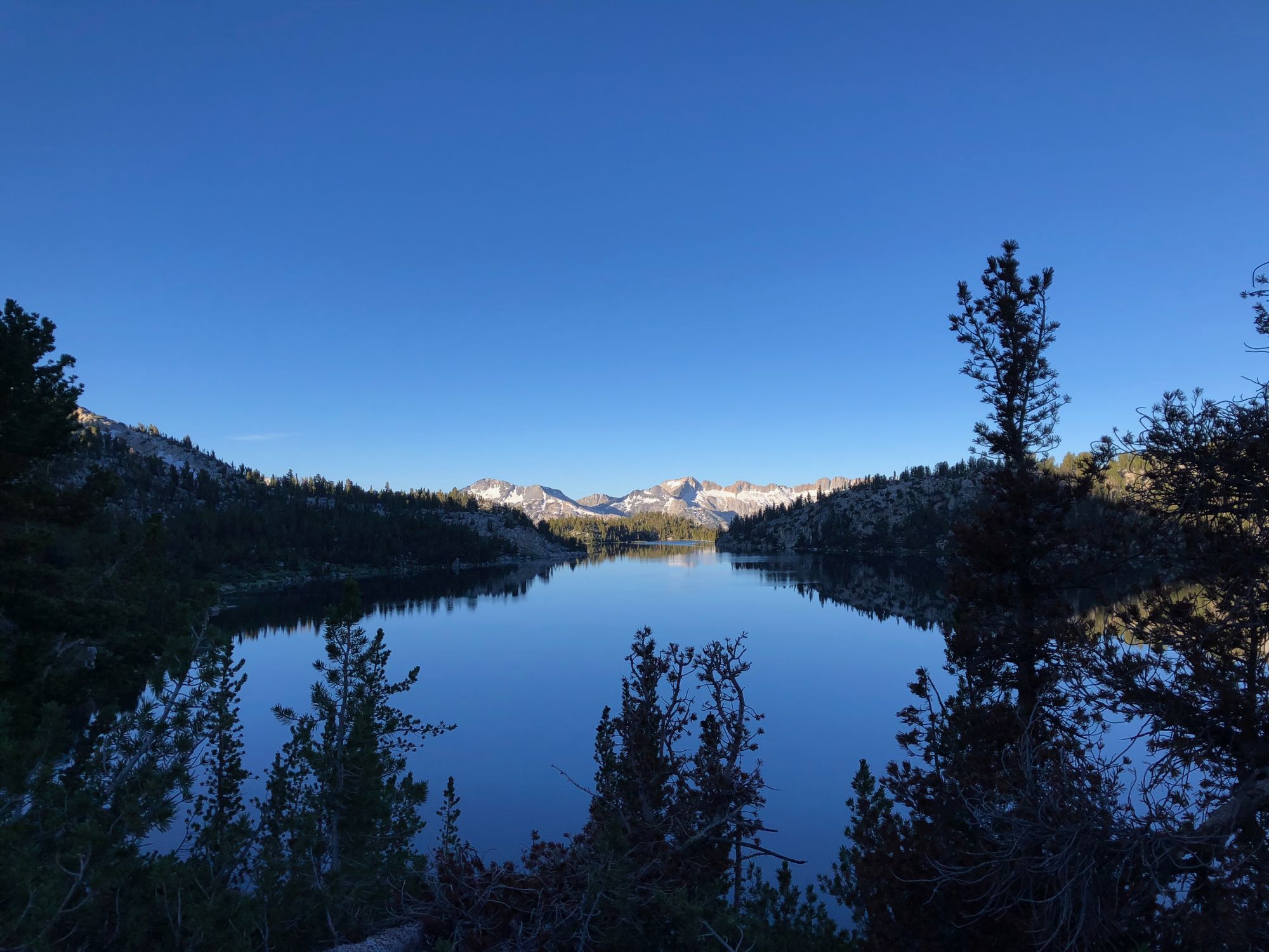 A calm morning at Virginia Lake.