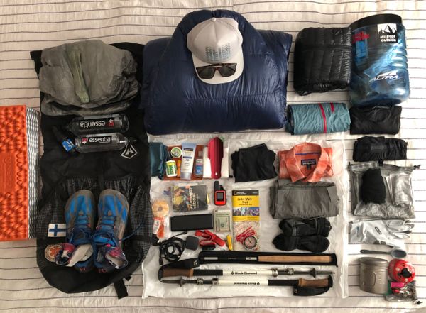 My (almost) ultralight JMT gear list